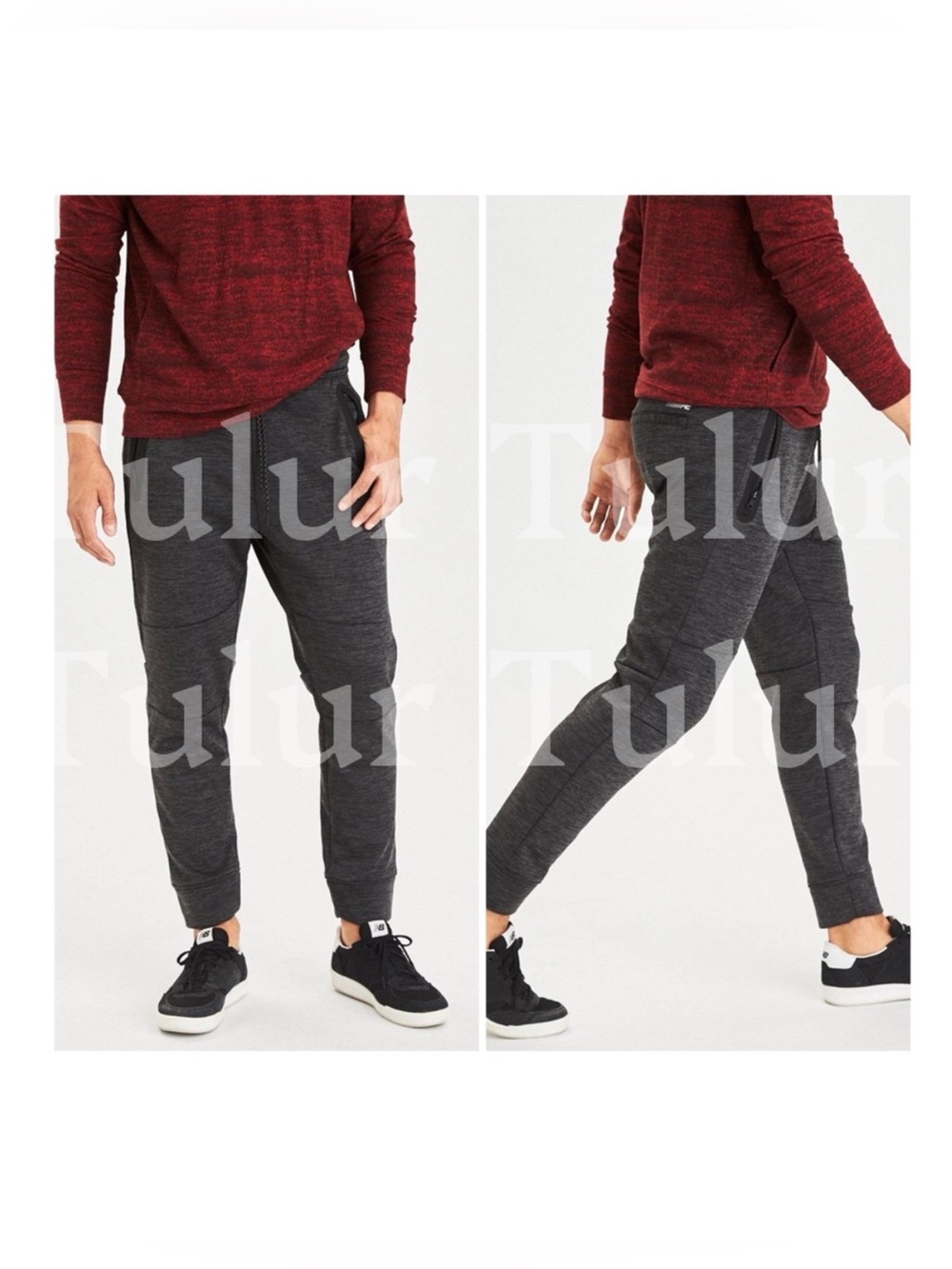 American Eagle Gray Active 24/7 Joggers XS